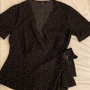 Polka dot blouse